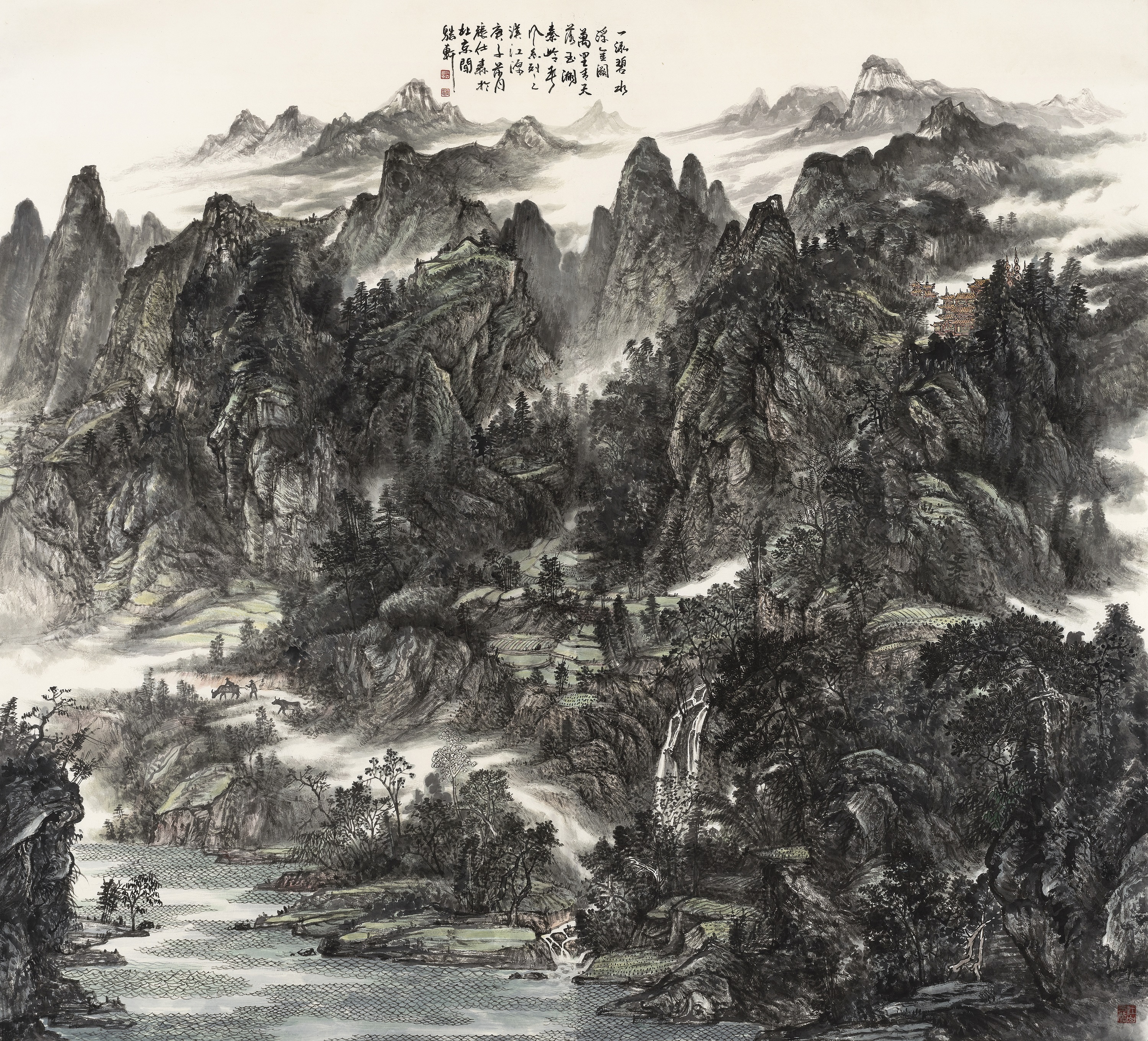 首都画廊：「大美秦岭-问道龙脉」 张仕森中国画作品展隆重开幕