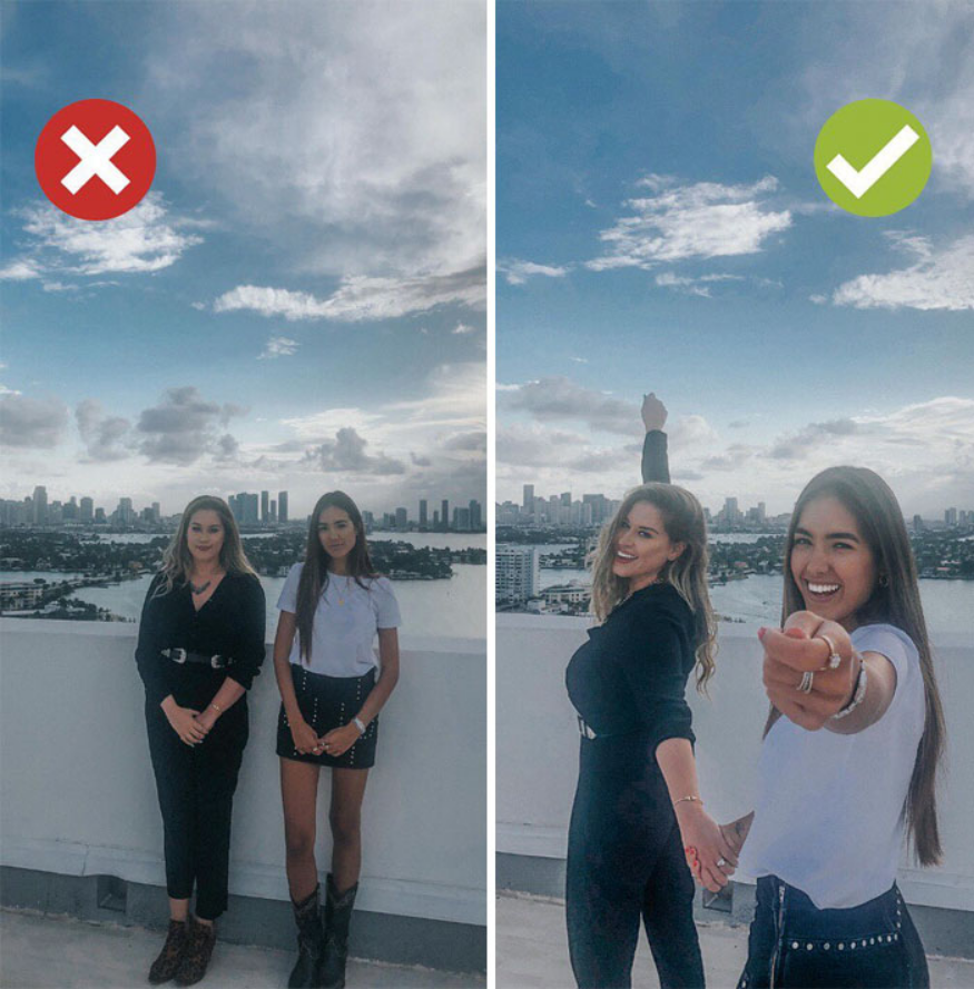 INS网红博主纠正拍照误区，前后对比震惊网友：太实用了