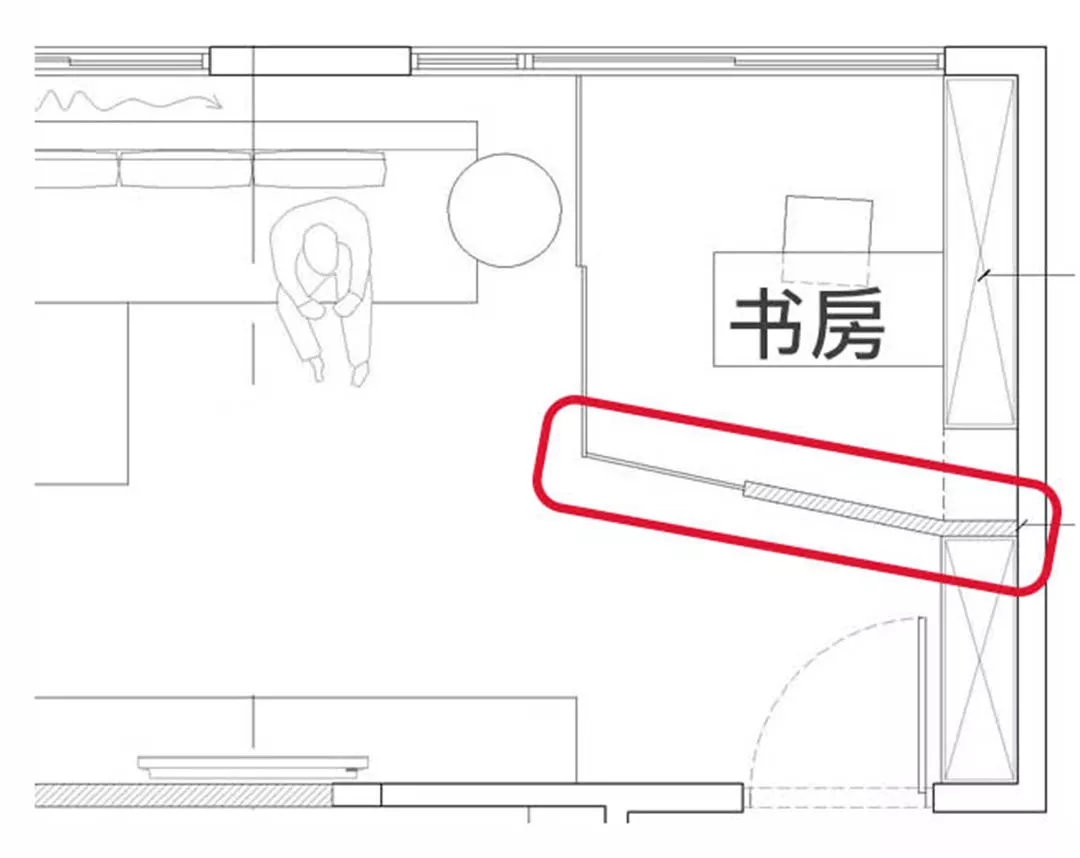 爆改60㎡小公寓，榨出三居室，玻璃书房、大浴缸，都有了