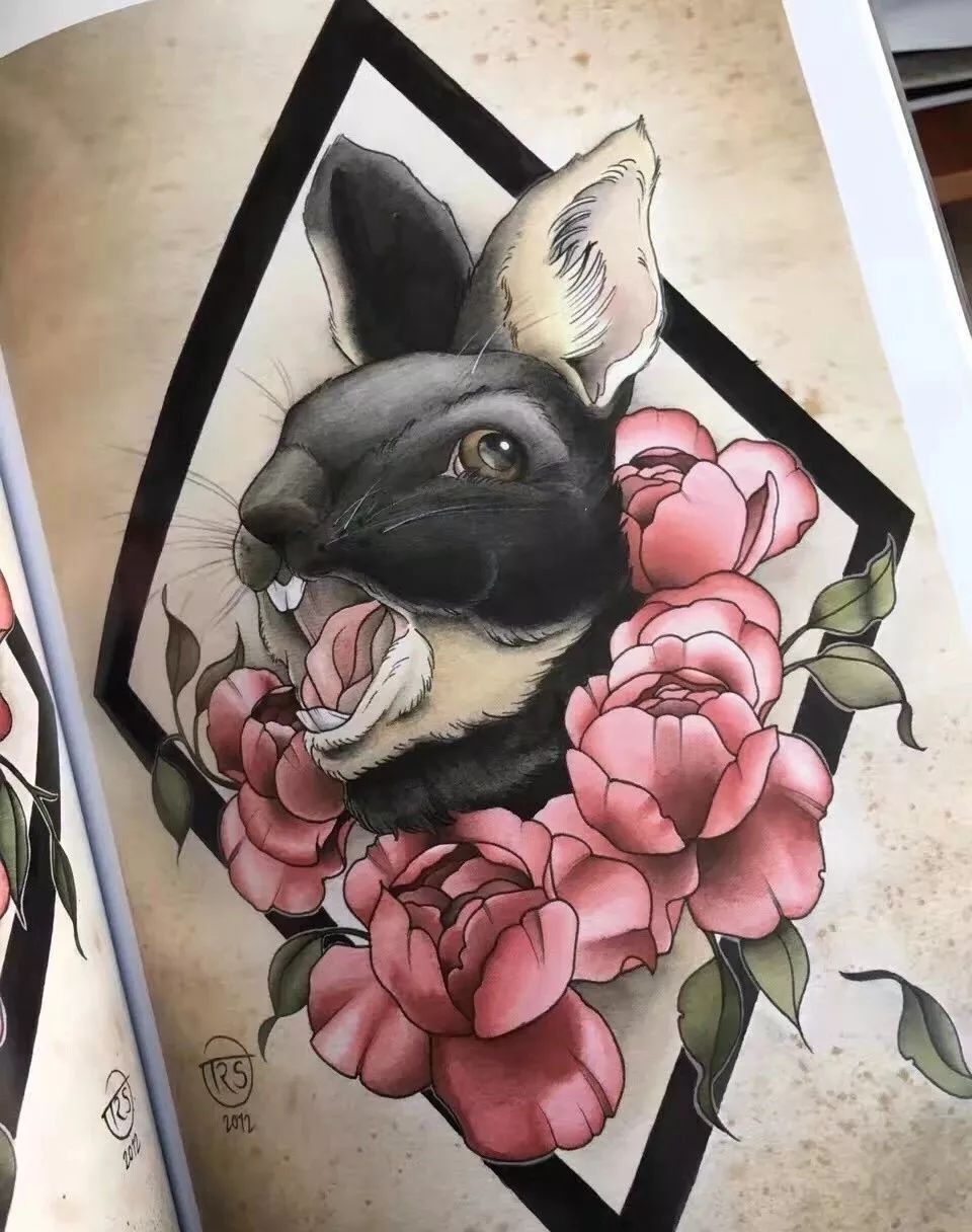 属兔纹身会选择纹在哪个部位_达一风水网