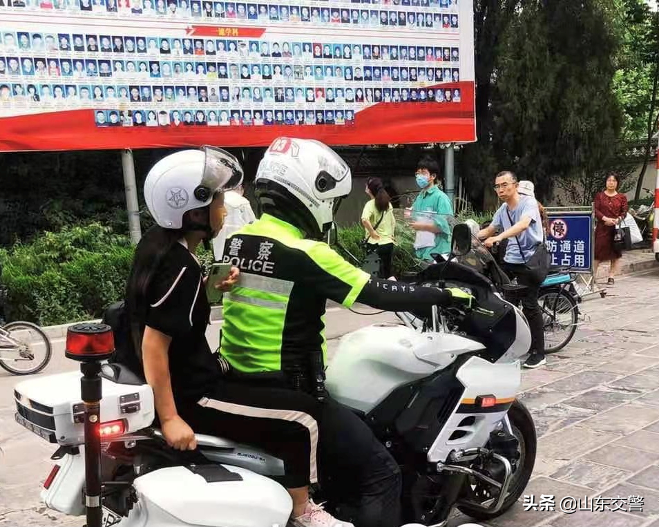 一路疾驰！山东交警与时间赛跑为考生排忧解难！【护航高考交警同行】