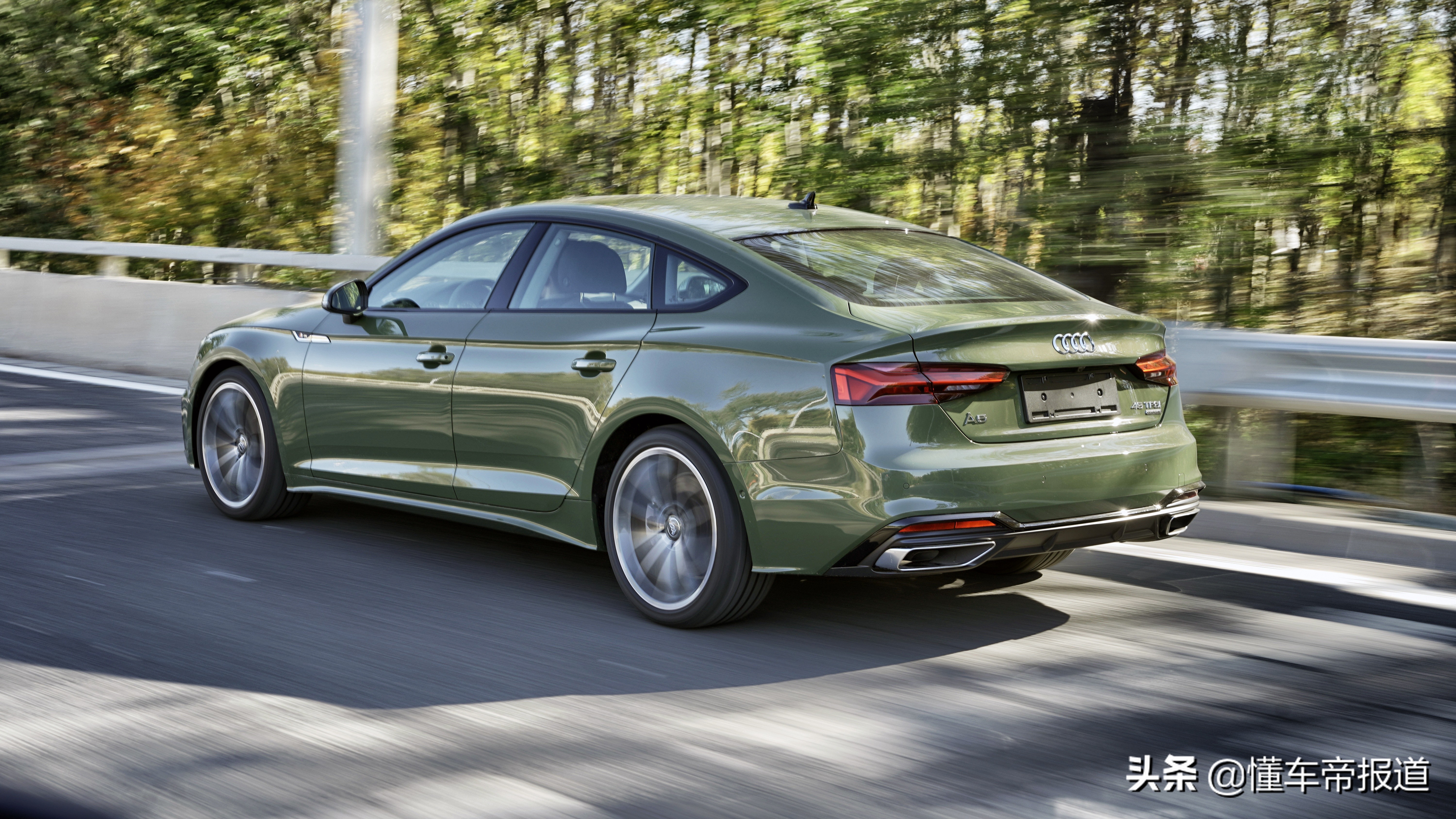 新车｜优雅绅士换新装 试驾新款奥迪A5 Sportback