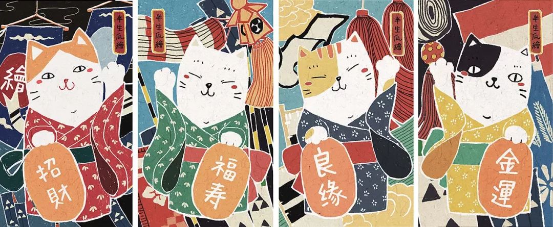 家家都会摆有的招财猫，你看得出它们代表含义吗？