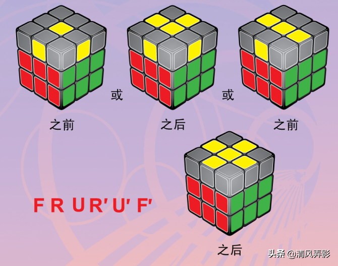 六面魔方还原口诀最简单的方法（魔方快速还原法20秒(初学者)）-第9张图片-悠嘻资讯网