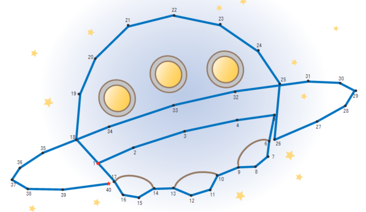 62张数字连线图,孩子连一连画一画,轻松学会1-100(可打印)