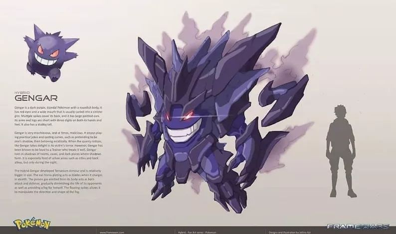 第一世代幽灵系宝可梦,同样可以通过mega进化成超级耿鬼,超级耿鬼自然