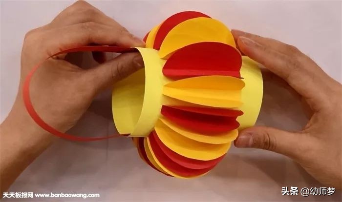 怎样制作立体手工灯笼，立体手工灯笼教程