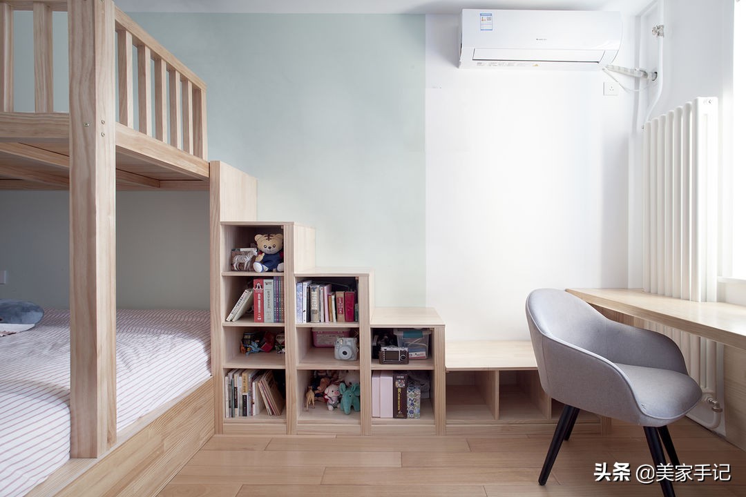 北京50㎡学区房，坚持将客厅一分为二，一居变两居，真的很巧妙