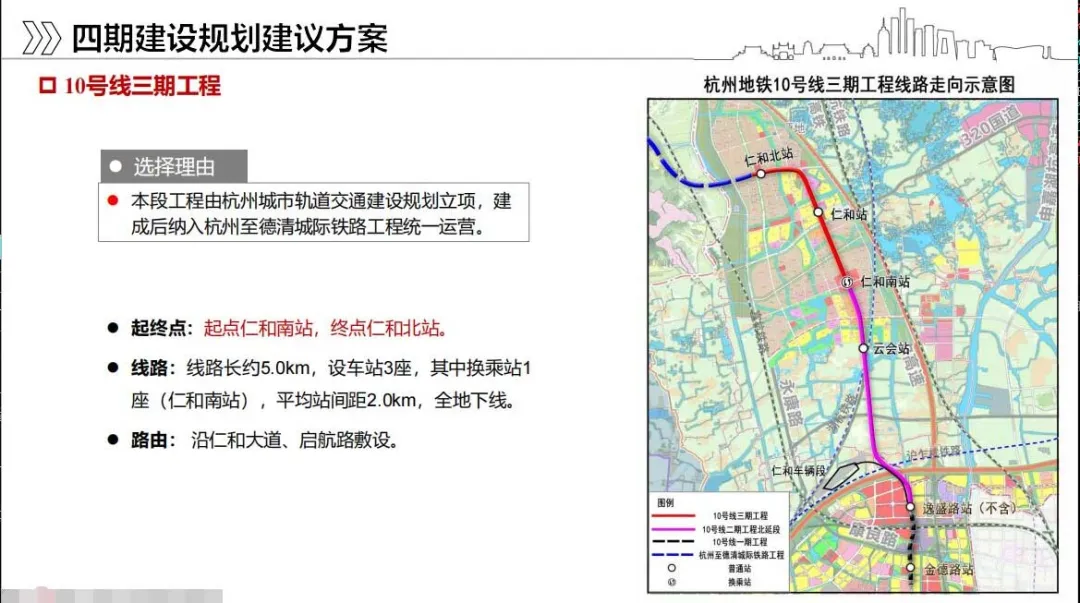 关于杭州地铁四期仁和境内1号和7号延伸线的专业解读
