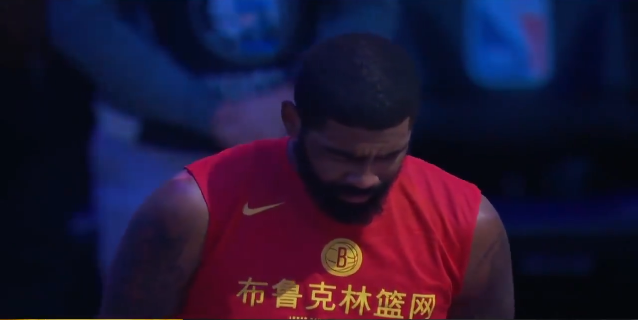 为什么今天nba默哀（欧文哭了!篮网赛前为科比父女默哀,特意空出2个座位,欧文哭成泪人）