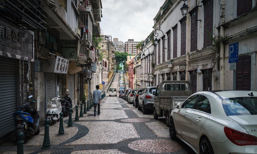 城市街拍风景图片