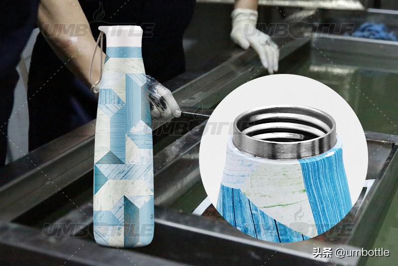 喷粉后的不锈钢水杯可以做水转印吗？