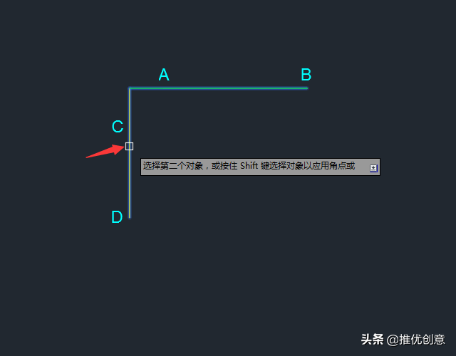 AutoCAD 2019 圆角命令
