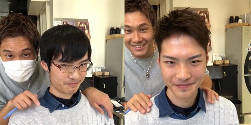 网友晒出理发前后照片对比,事实证明,发型对人的影响力有多大