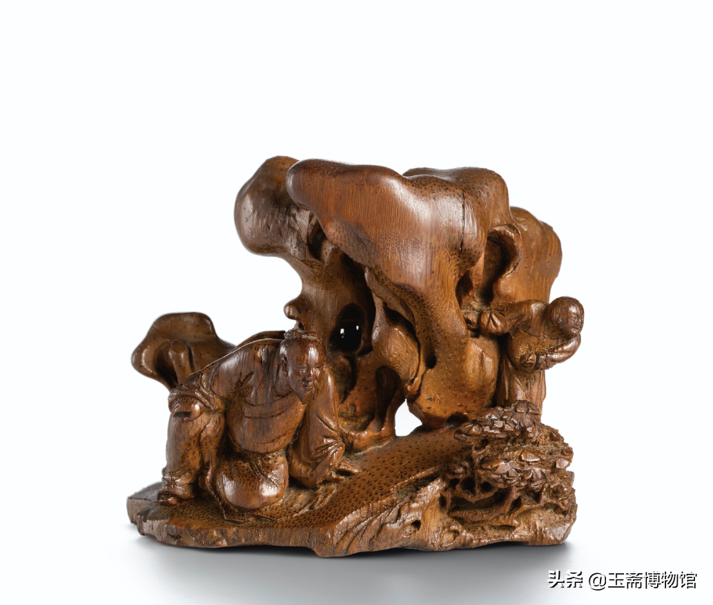 这些巧夺天工的艺术品，竟然都是竹根雕，史上最贵的竹根雕拍卖榜