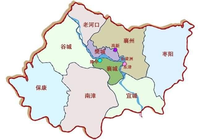 湖北省各城市管辖区面积排名！