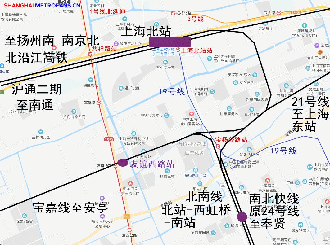 高鐵上海北站官宣8臺18線,這個區要大