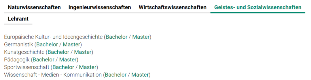 以人文学科为主要特色的德国大学及专业推荐