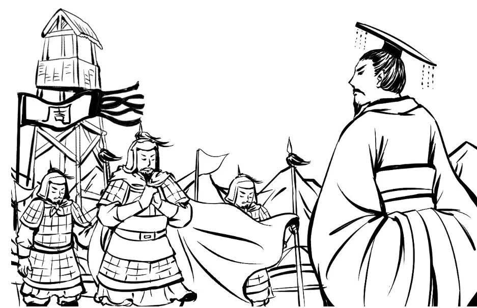 八上第24课,司马迁《周亚夫军细柳》中有"将以下骑送迎"一句.