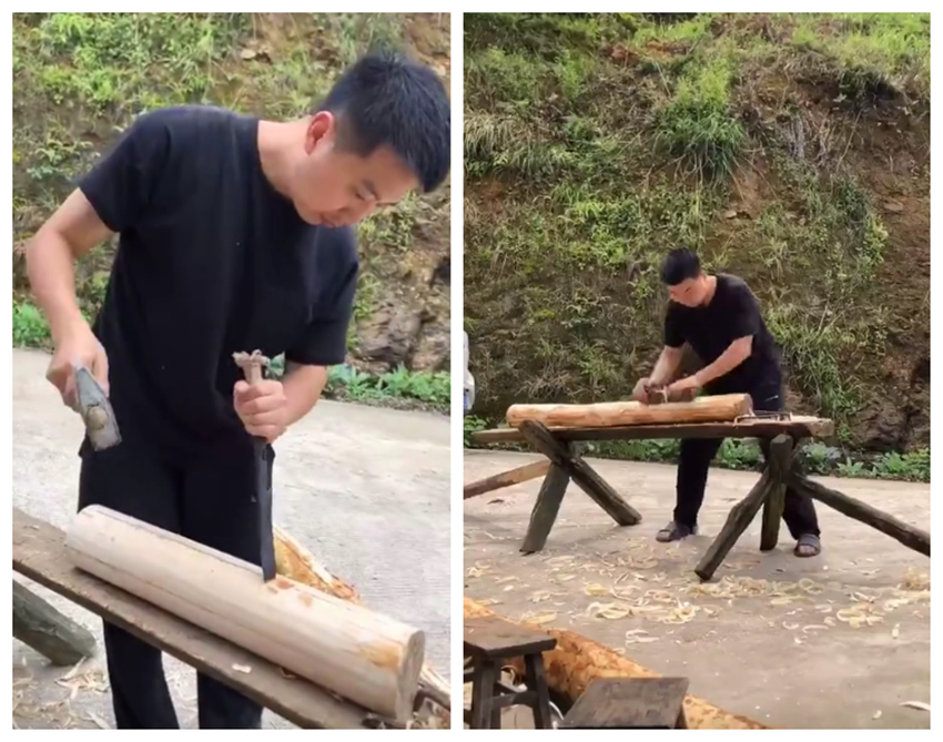 小伙为给返乡妻子惊喜，不请工人自己把毛坯房装成这样！太给力
