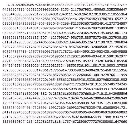 π是多少(据说圆周率内可以找到世界上所有人的生日) - 青木春