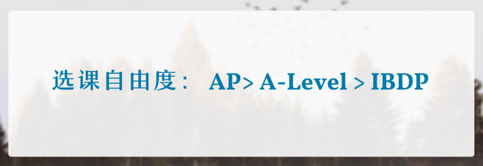 美本留学IB、AP、A-Level三大国际课程体系解析推荐