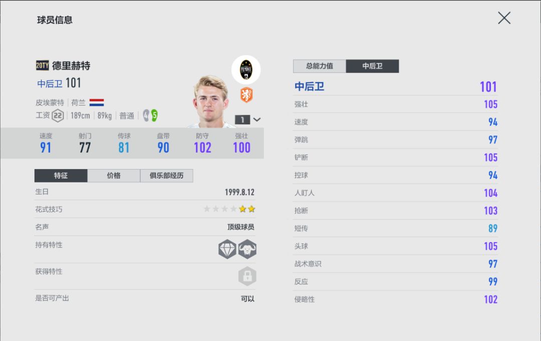 fifa20英超赛季蓝名单(FIFA风云人物 | 自古红蓝出CP——20TOTY球员盘点)