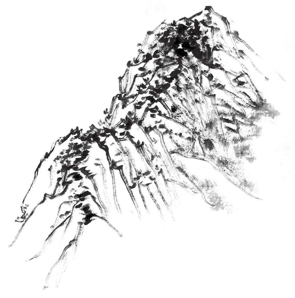 教你3种山的画法,简单易学,学会画山很简单