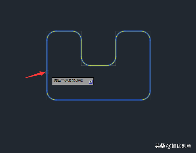 AutoCAD 2019 圆角命令