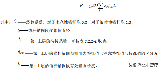 漫谈抗拔锚杆（索）形式及其设计计算方法