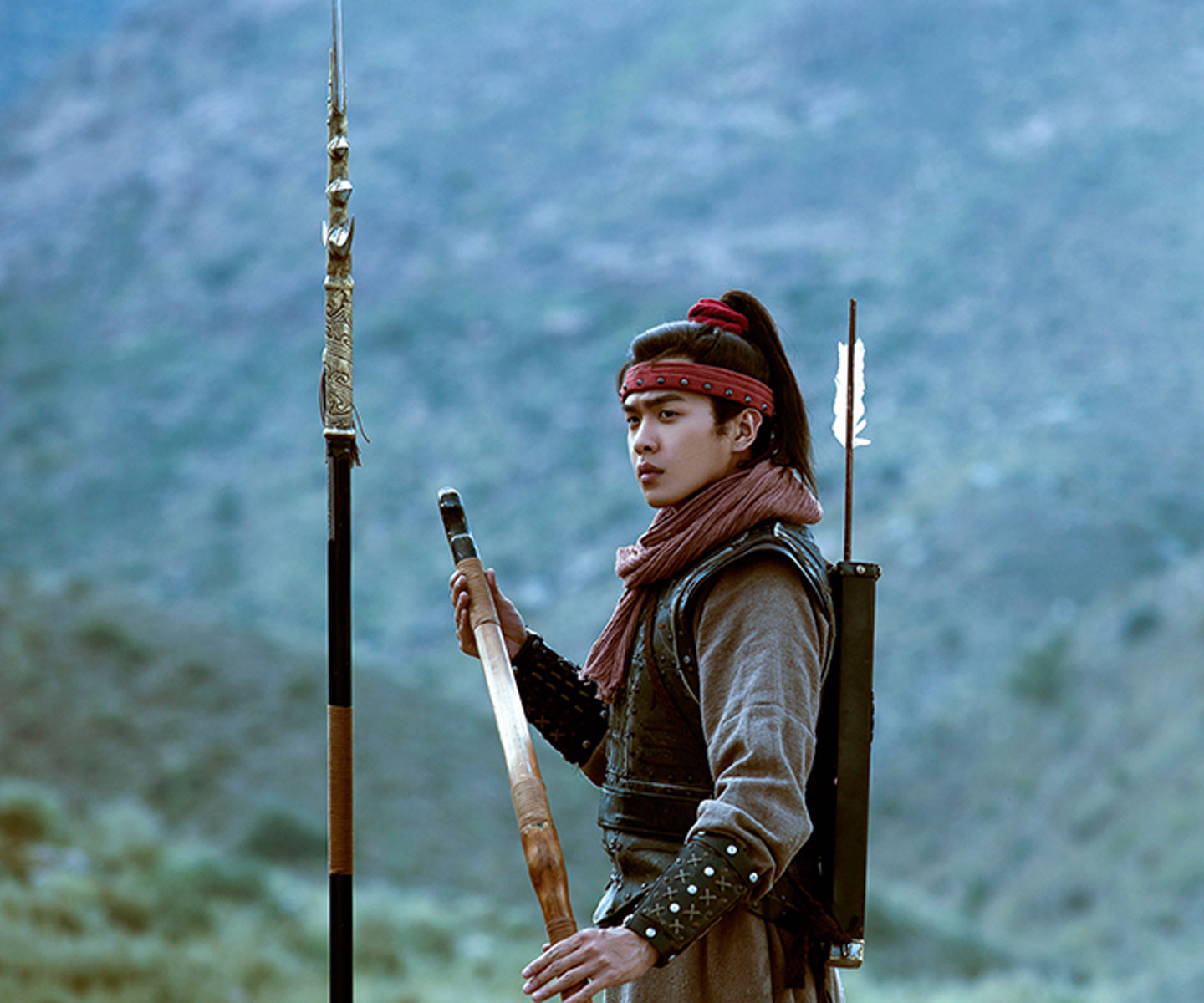 霍去病剧照,扮演者为著名影视明星张若昀先生.