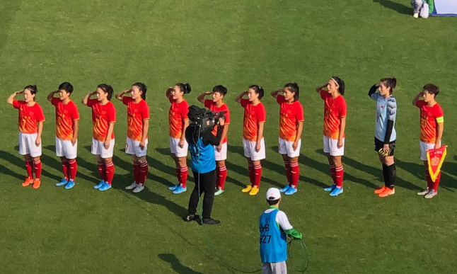 军运会中国女足vs德国女足(中国军人女足4-0横扫德国队，两连胜狂进7球，提前一轮小组出线)