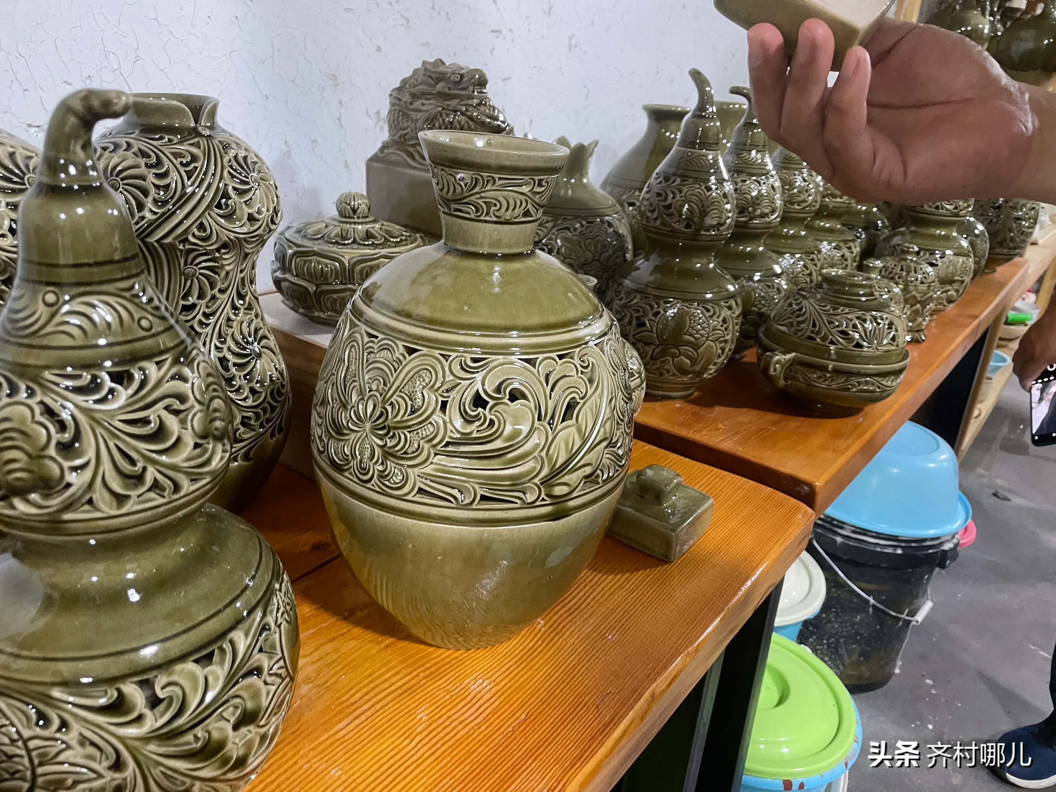 创投市场探访山东省枣庄市薛城区中陈郝古陶瓷传承人刘兵青瓷情怀