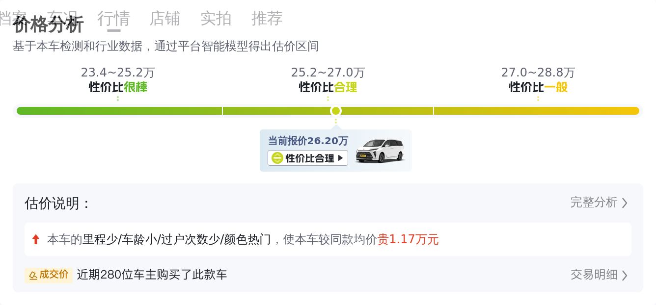 2023款别克GL8ES陆尊：26万出头，准新一手车，商务接待新选择