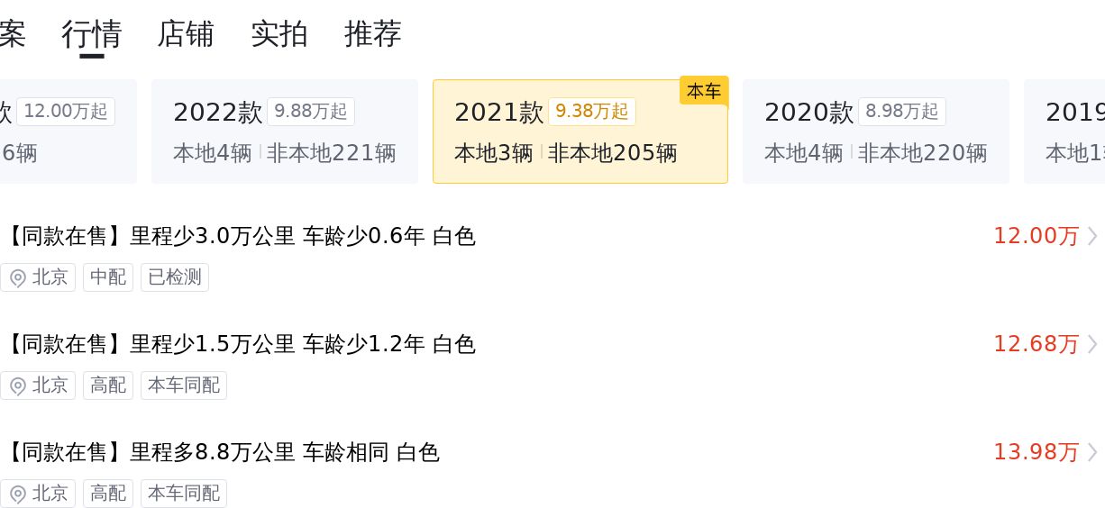 11万出头拿下2021款白色奔驰A级，5万公里一手车香不香？