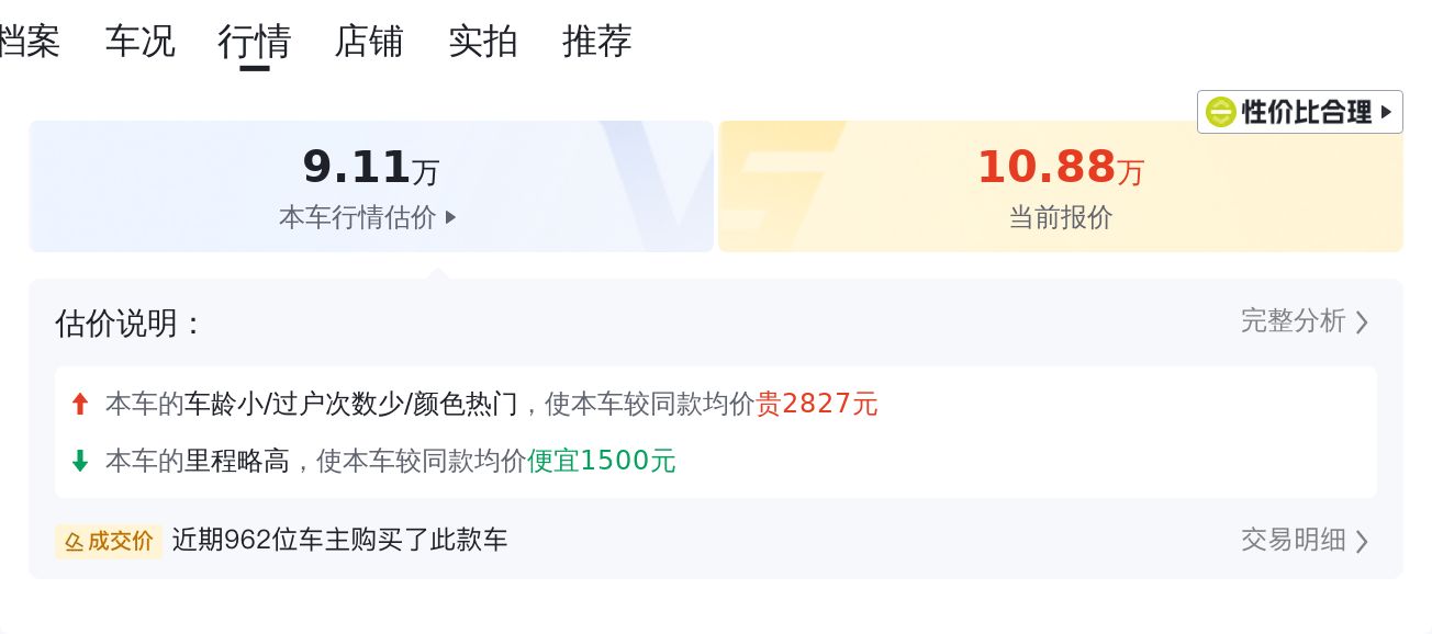 家用代步SUV之选，2020款丰田RAV4荣放，一手车况仅售10.88万