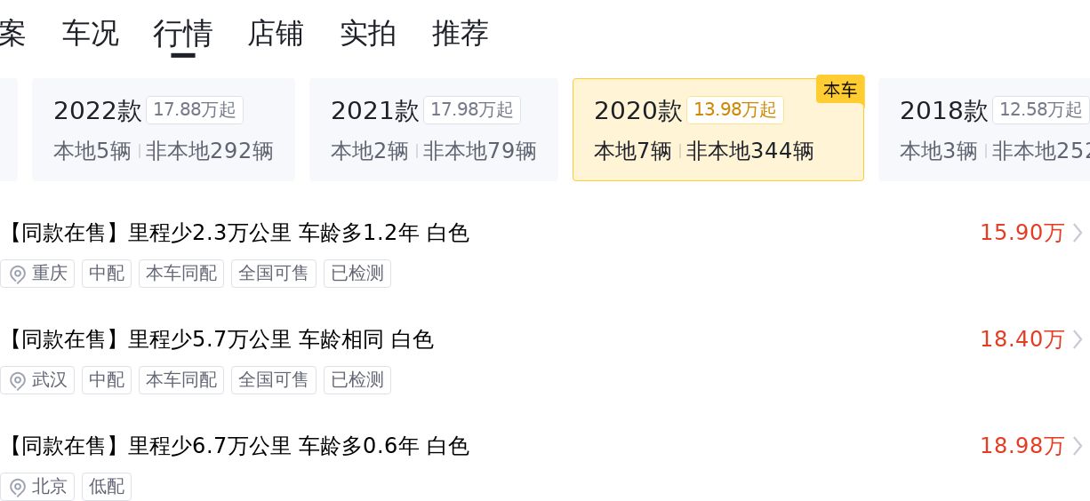 奥迪Q5L：2020年一手车，18万出头体验豪华SUV！