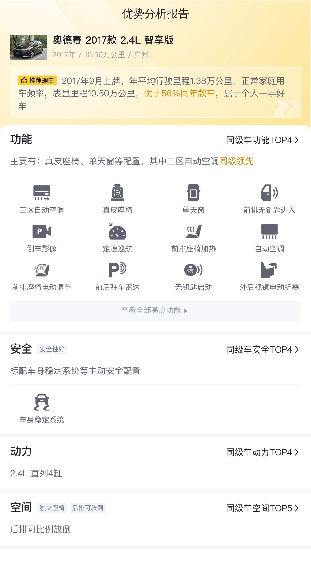家用代步优选，10万出头的2017款本田奥德赛，适合你吗？