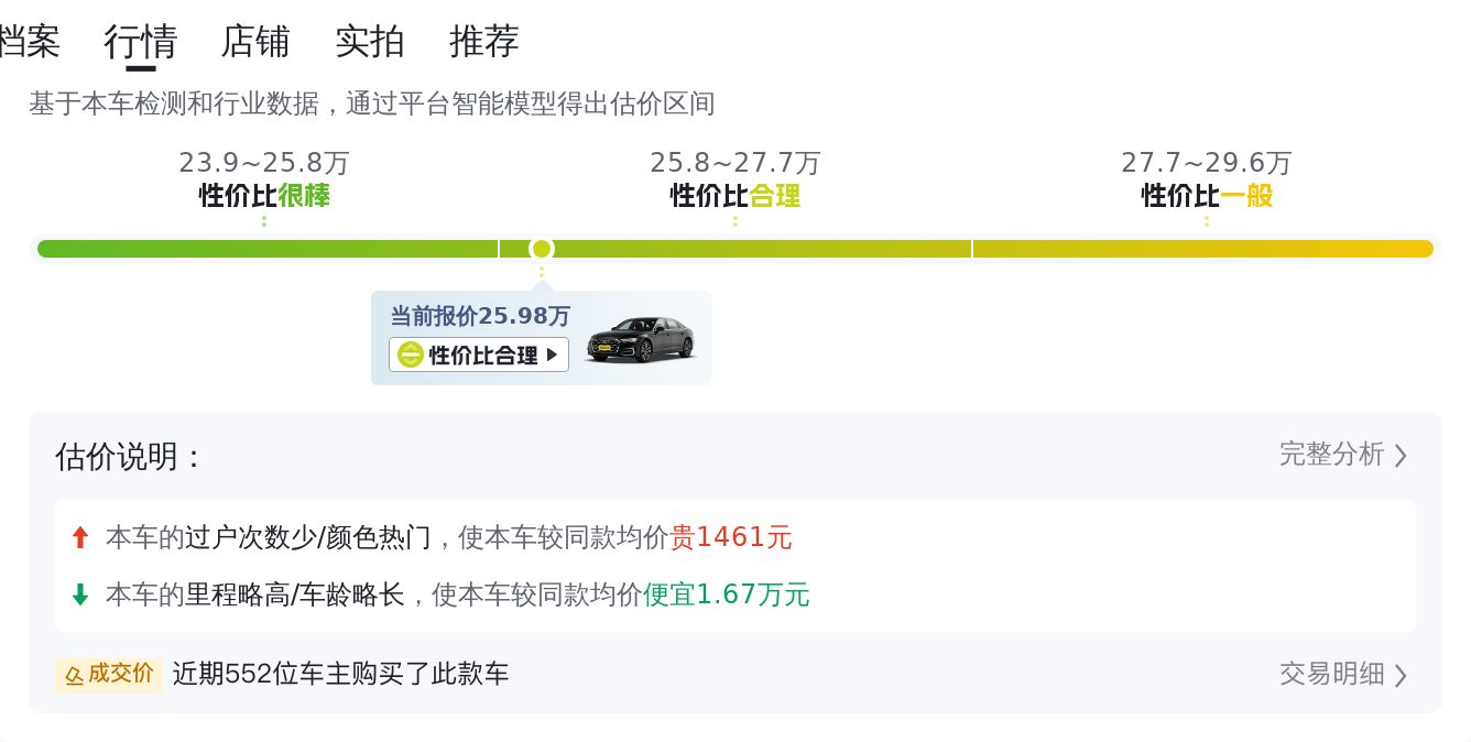黑色奥迪A6L，7.8秒破百，一手准新车，宜商宜家之选