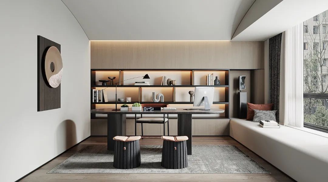 整体书柜「整体书柜效果图大全2020款」 - 业奇网