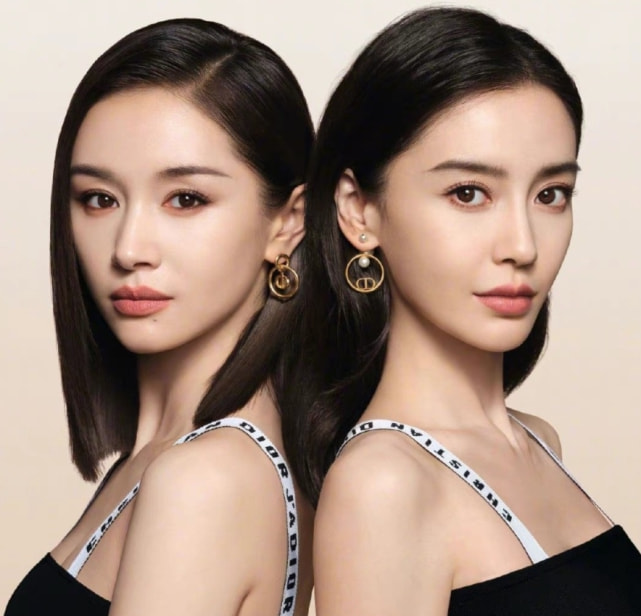 这就像照镜子(Baby王子文成“双生花”？广告拍出超模电影感，脸贴脸像照镜子)