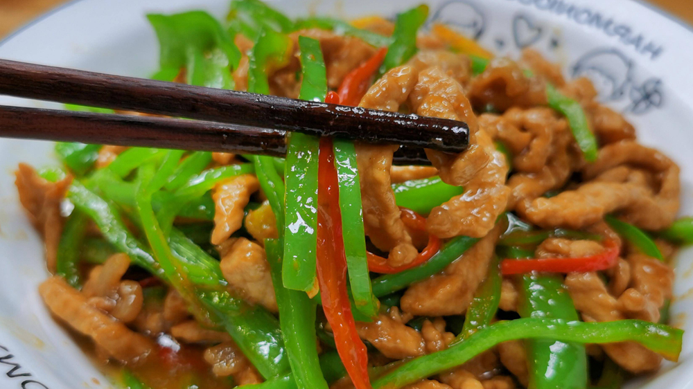 圖片[7]-【青椒炒肉】做法步驟圖 肉絲滑嫩 青椒鮮香-起舞食譜網