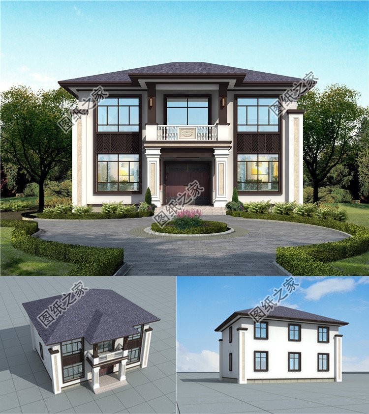 不仅好看还实用的坡屋顶别墅，解锁农村建房新姿势