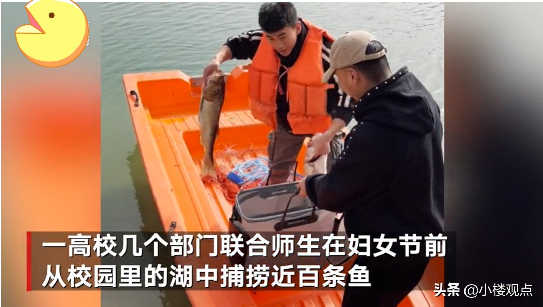 3月7号，山东某学院食堂只请女生免费吃鱼，男生在评论区愤愤不平