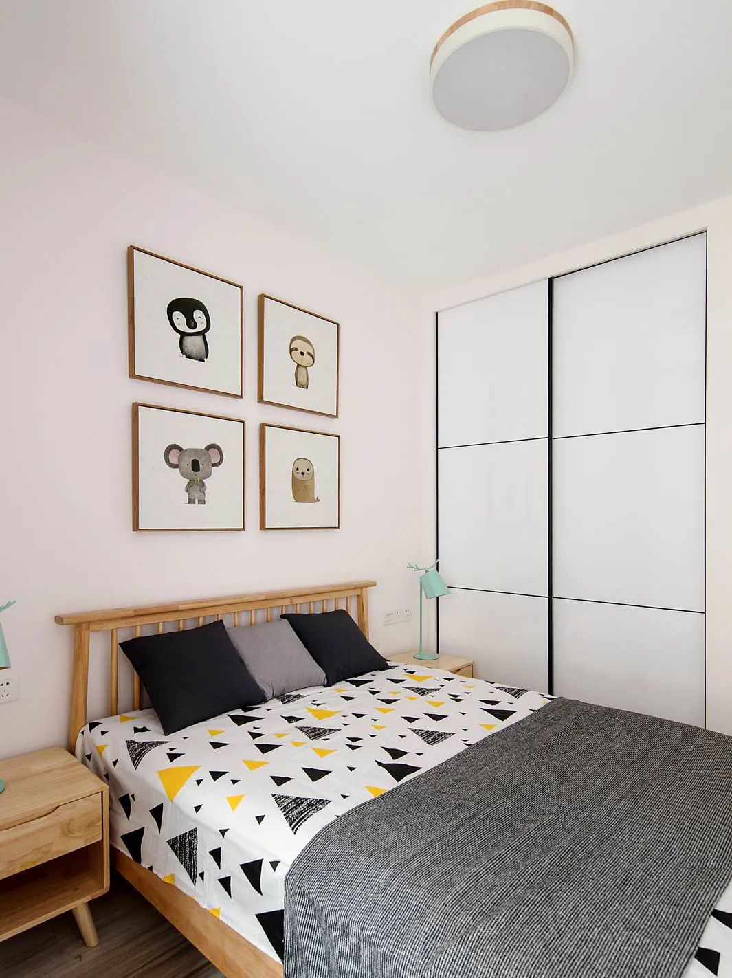 80m²清新又治愈：小户型北欧原木风，抄她家就够了