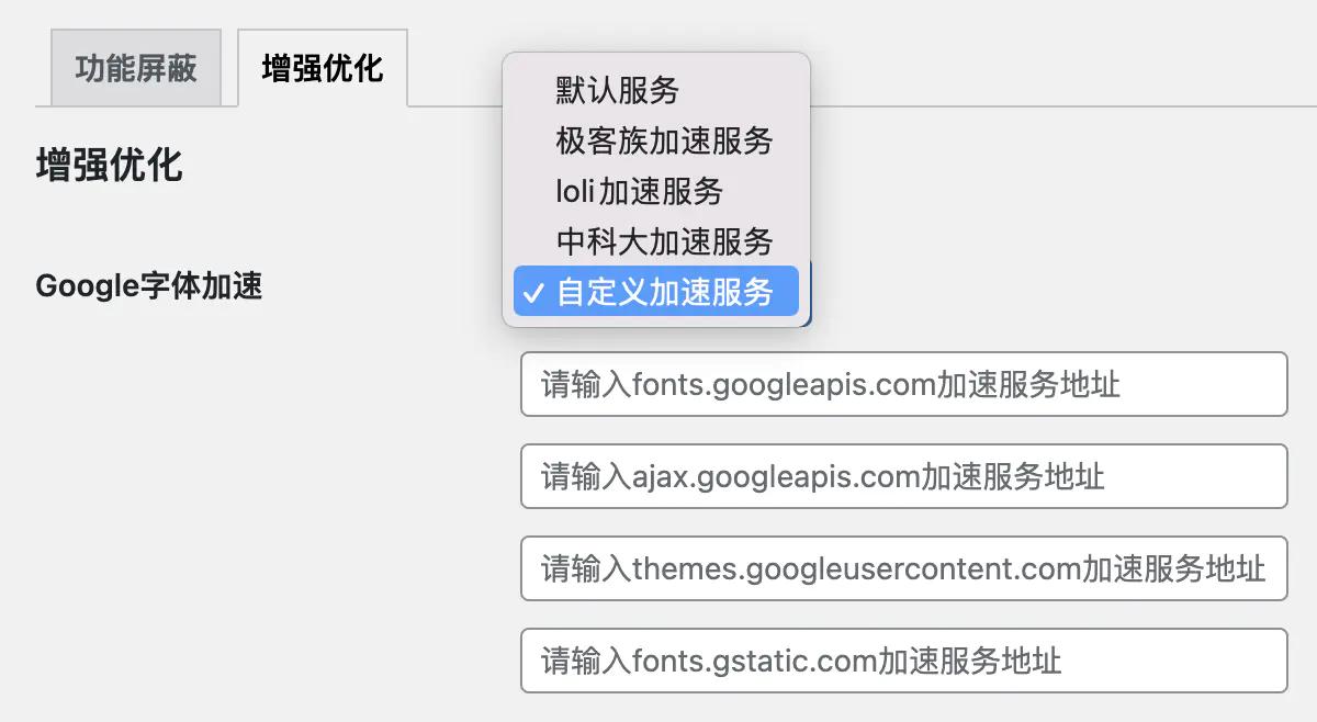 wordpress谷歌字体访问慢  第1张