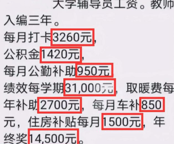 为啥博士生都抢着当大学辅导员？看完工资条之后，我明白了
