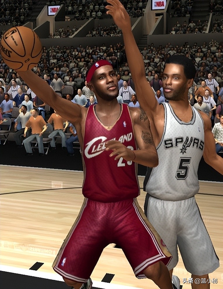 nba以前的游戏有哪些（NBA2K：2K4-2K22中詹姆斯的系列模型变化如何？曾经多少人的青春）