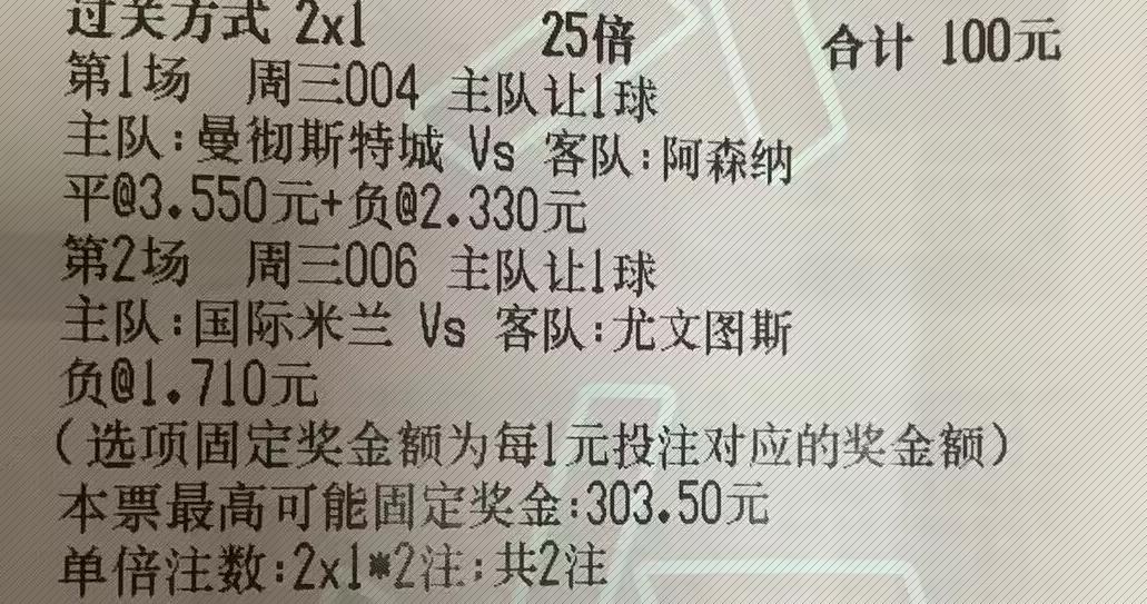 今日竞彩推荐：国际米兰VS尤文图斯 预扫盘胜平负 附稳胆比分进球数