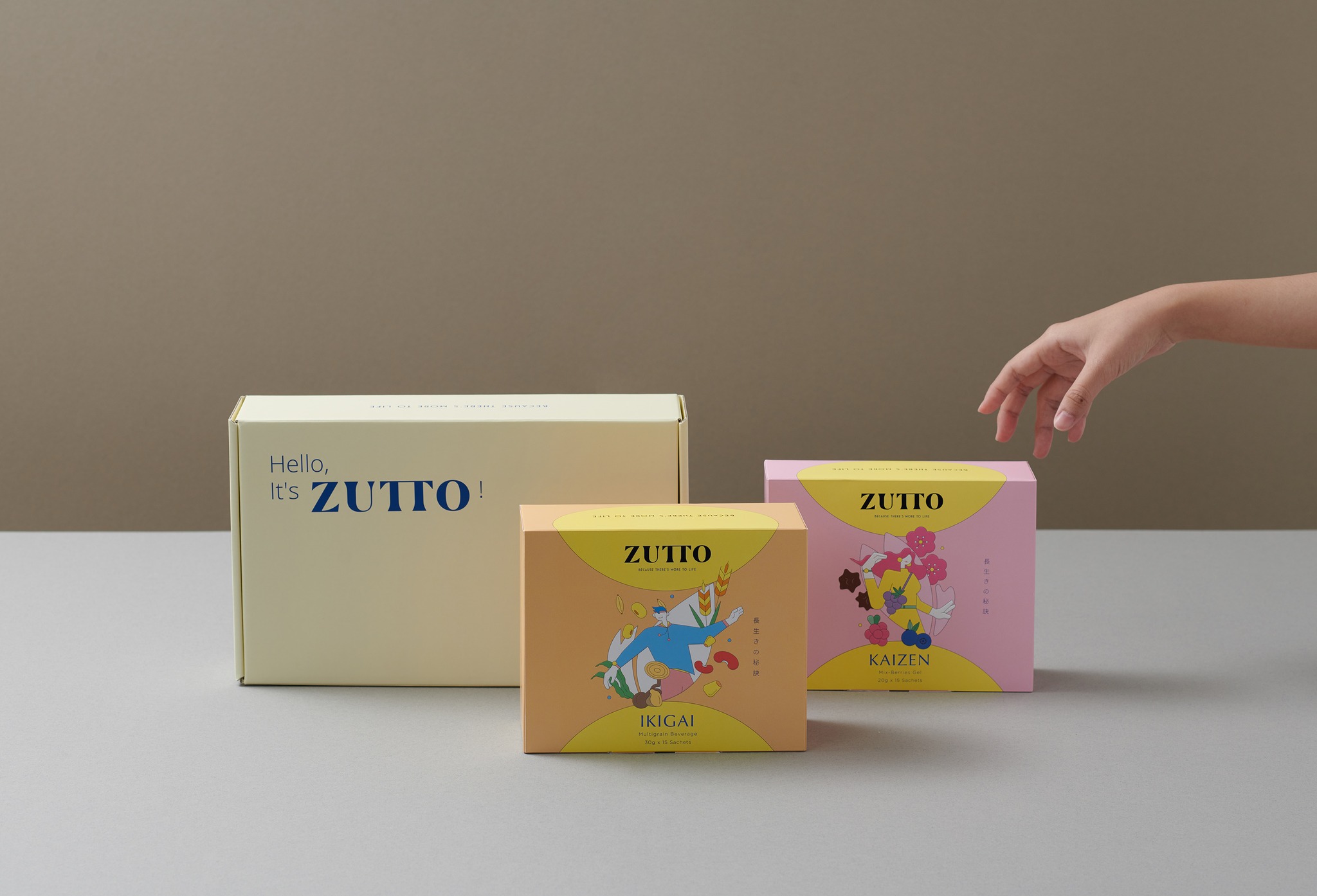 ZUTTO 健康保健品包装设计 via:tsubakistudio